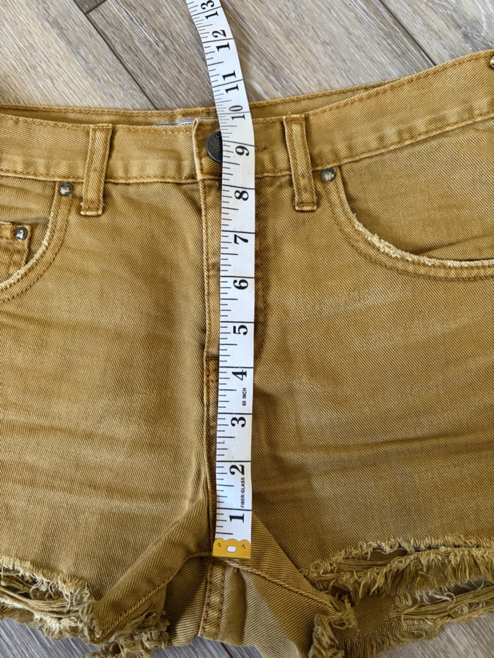 Free People Distressed Denim Shorts - Picture 9 of 9